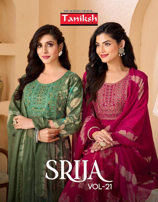 Taniksh srija vol 21 wholesale kurtis and palazzo set